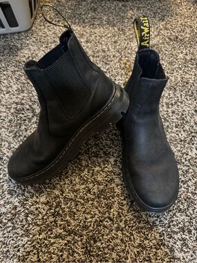 Dr. Martens Black Leather Chelsea Boots